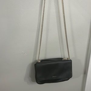 DKNY black chain purse
